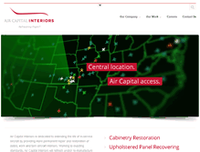 Tablet Screenshot of aircapitalinteriors.com